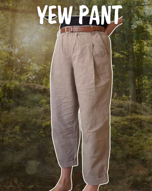 cream linen pants